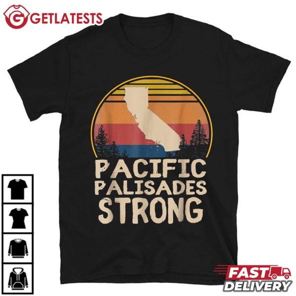 Pacific Palisades Strong California Wildfire Relief T Shirt (2)