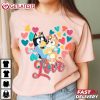 Bluey Love Cute Valentines Day T Shirt (3)