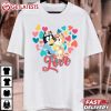 Bluey Love Cute Valentines Day T Shirt (2)