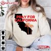 Pray For California LA Firefighter Support T Shirt (1)