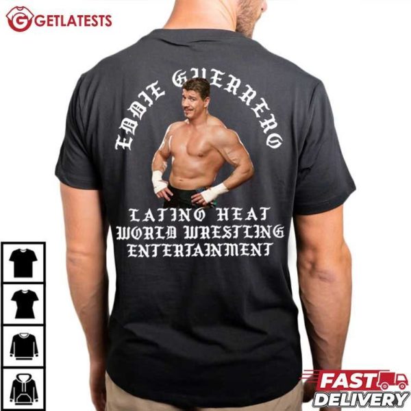 Rey Mysterio Raised Eddie Guerrero Latino Heat World Wrestling T Shirt (2)