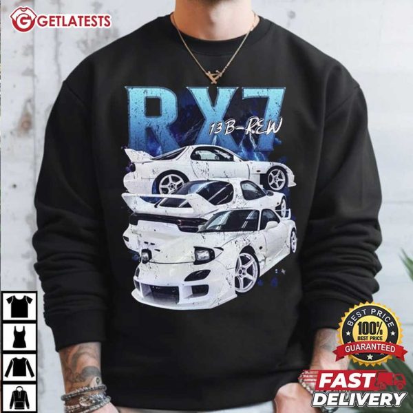 Mazda RX7 Rotary 13B REW Racing T Shirt (1)