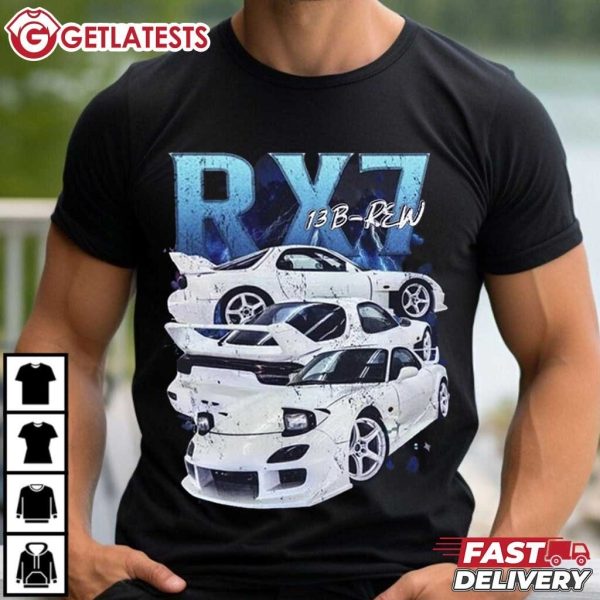 Mazda RX7 Rotary 13B REW Racing T Shirt (3)