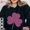 Breast Cancer Awareness Pink Ribbon Irish Clover Shamrock T Shirt (3)