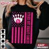 Strike Out Bowling Pink Ribbon Breast Cancer Awareness T Shirt (1)