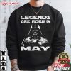 Darth Vader Legends Are Born In May T Shirt (1)