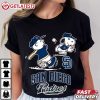 Snoopy And Charlie Brown San Diego Padres MLB T Shirt (4)