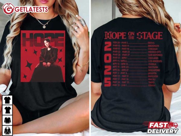 Hope On The Stage 2025 J Hope Tour Music T Shirt (3)