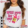 Will You Be My Valentina Salsa Mexican Valentine T Shirt (1)