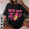 Will You Be My Valentina Salsa Mexican Valentine T Shirt (2)