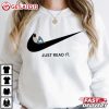 Just Read It Funny Nike Logo Book Lover T Shirt (1)