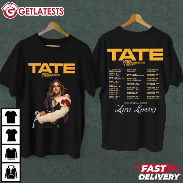 Tate McRae 2025 Miss Possessive Tour Music T Shirt (2)