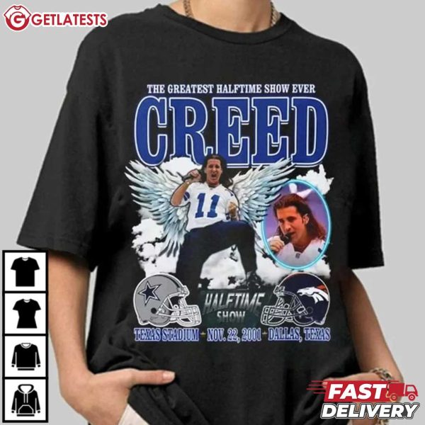 Creed Thanksgiving The Greatest Halftime Show Ever T Shirt (1)