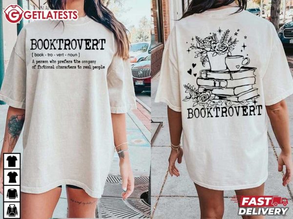 Booktrovert A Person Who Prefers The Company Bookish T Shirt (1)