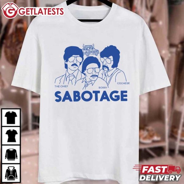 Sabotage The Chief Bobby Cochese Beastie Boys Fan Art T Shirt (2)