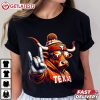 Texas Longhorns Cool Mascot Football T Shirt (2)