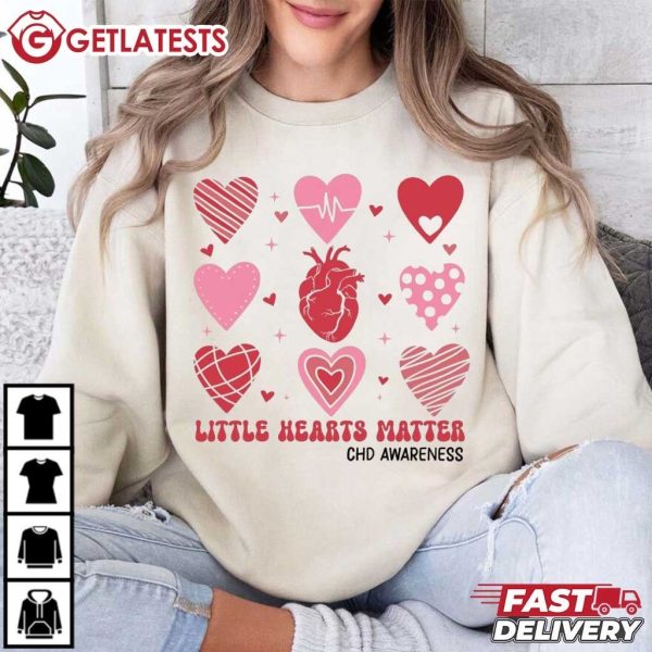 Little Hearts Matter CHD Awareness T Shirt (1)