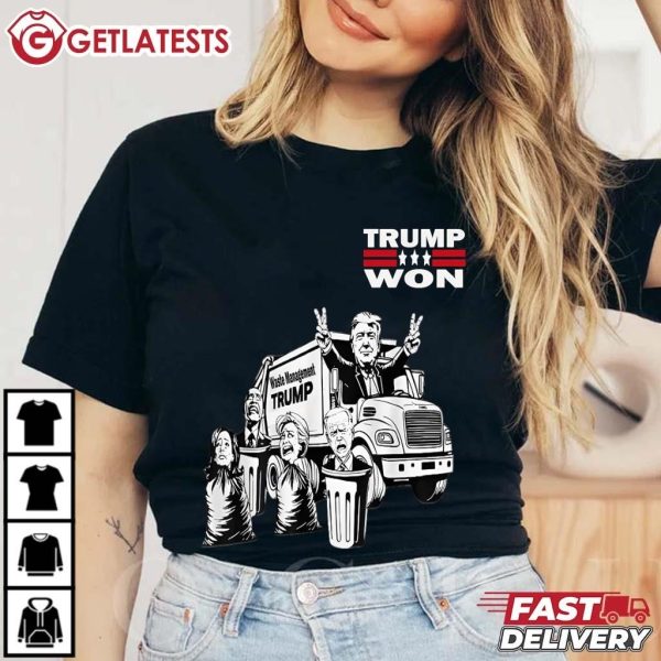 Trump Won Waste Management Funny Trump T Shirt (1)