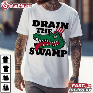 Gator Head Drain The Swamp T Shirt (3)