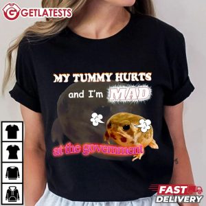 My Tummy Hurts And I'm MAD At The Government Meme T Shirt (1)