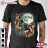 Three German Shepherd Moon Funny Dog Meme T Shirt (2)