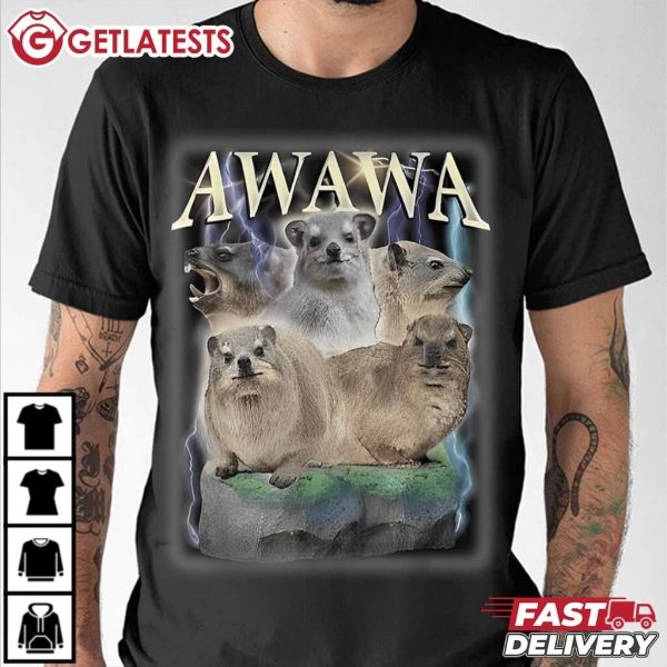 AWAWA Hyrax Oddly Specific Meme Animal T Shirt (3)