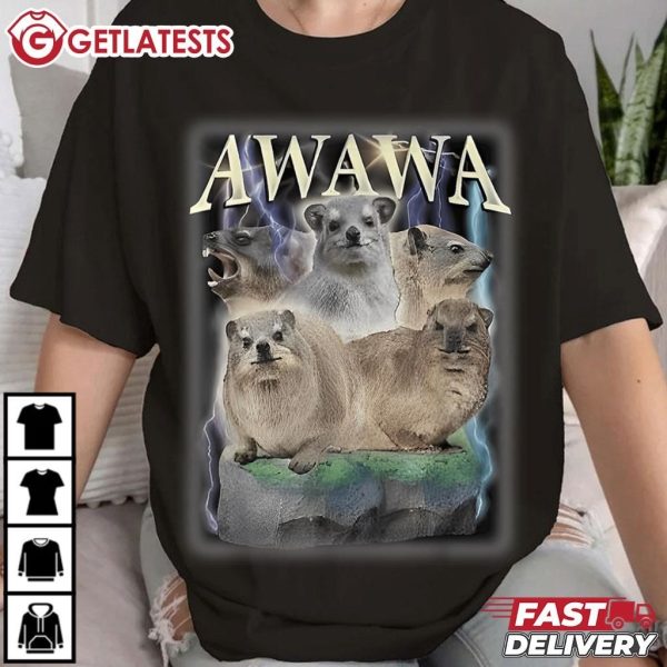 AWAWA Hyrax Oddly Specific Meme Animal T Shirt (1)