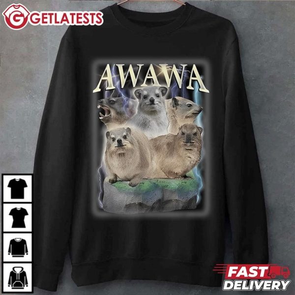 AWAWA Hyrax Oddly Specific Meme Animal T Shirt (2)