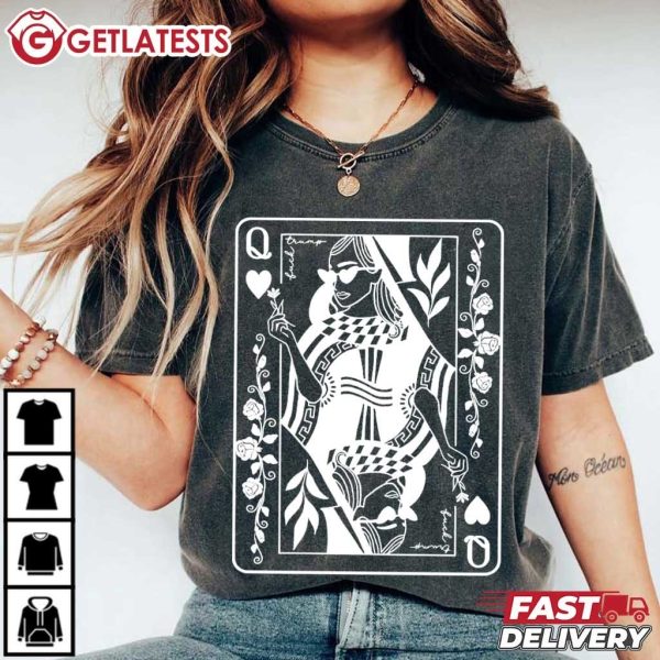 Queen Of Hearts Fuck Trump Anti Trump Feminist T Shirt (4)