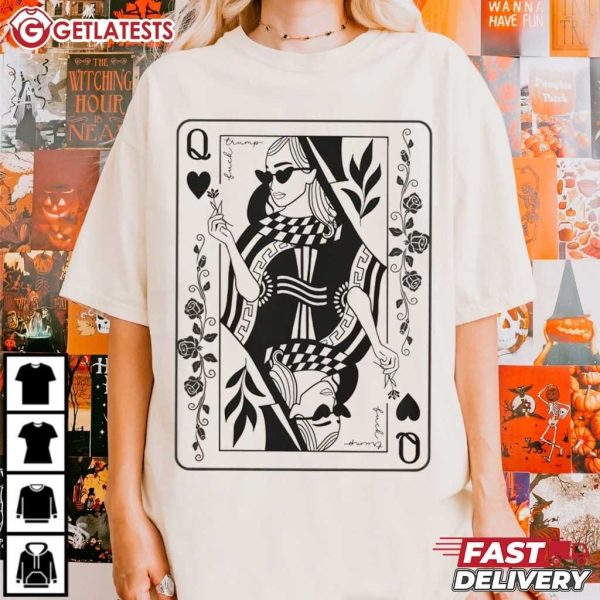 Queen Of Hearts Fuck Trump Anti Trump Feminist T Shirt (3)