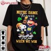 Snoopy Notre Dame Forever Not Just When We Win T Shirt (3)