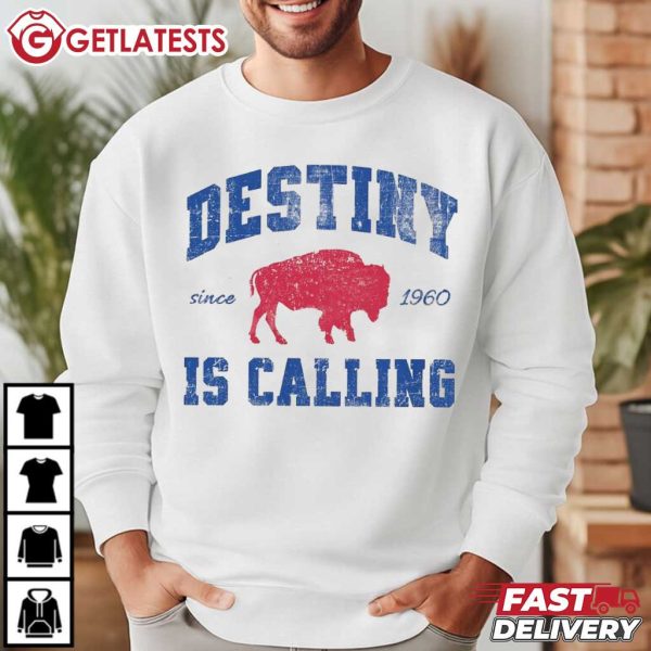 Buffalo Football Destiny Is Calling T Shirt (1)