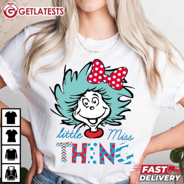 Little Miss Thing Girls Dr Seuss T Shirt