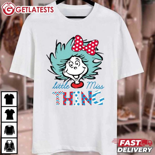 Little Miss Thing Girls Dr Seuss T Shirt