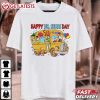 Happy Dr Seuss Day School Bus T Shirt