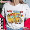 Happy Dr Seuss Day School Bus T Shirt