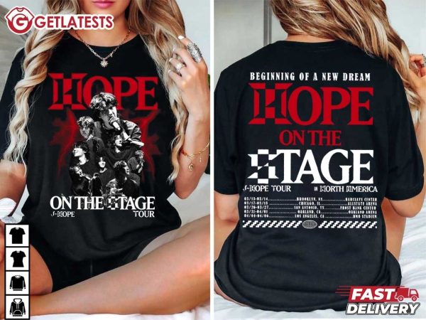 J Hope Beginning of A New Dream Hope on The Stage Tour T Shirt (1)