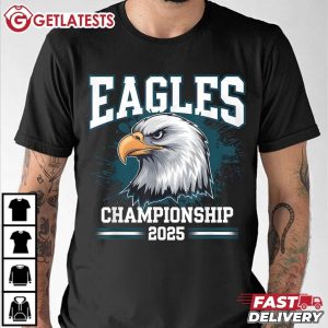 Eagles Championship 2025 Super Bowl LIX T Shirt (2)