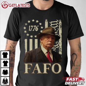 Trump Fafo American Flag T Shirt (2)