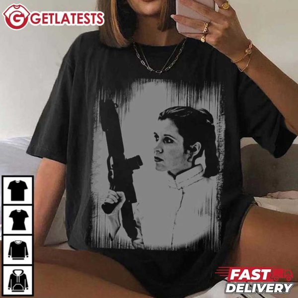 Princess Leia Gun Star Wars T Shirt (3)