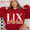 Kansas City Chiefs LIX Go For Three T Shirt (1)