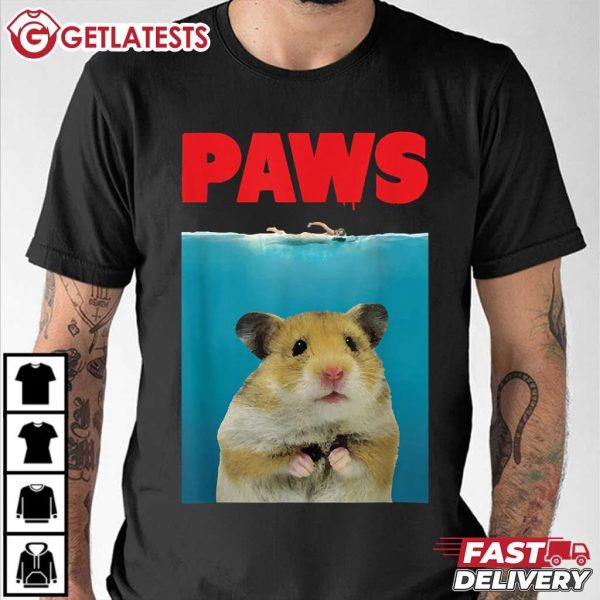 Paws Hamster Funny Hamster Lover T Shirt (1)