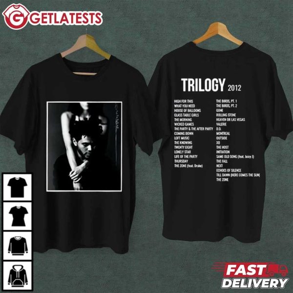 Trilogy The Weeknd Album T Shirt (2)