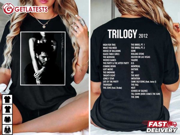 Trilogy The Weeknd Album T Shirt (1)