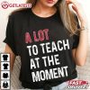 A Lot To Teach At The Moment Funny Saying T Shirt (4)