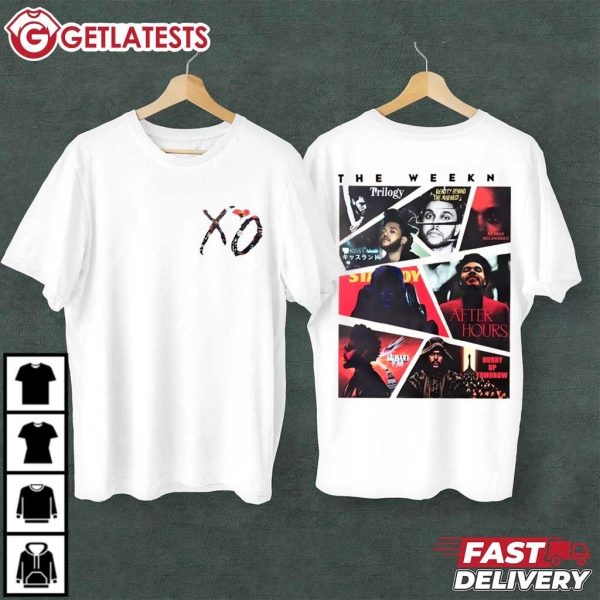 The Weeknd Discography XO Record Label Music T Shirt (2)