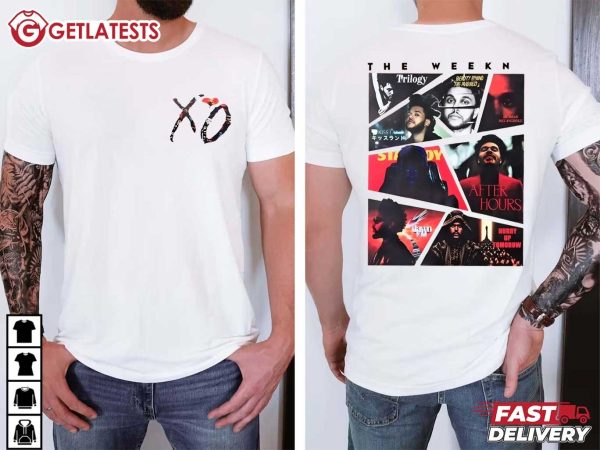 The Weeknd Discography XO Record Label Music T Shirt (1)