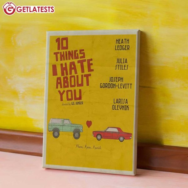 10 Things I Hate About You Gil Junger Yellow Poster (2)