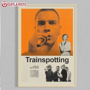 Trainspotting Danny Boyle Mid Century Movie Poster (1)