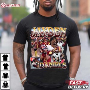 Jayden Daniels American Football Bootleg T Shirt (3)